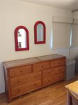 Large Bedroom Dresser with Mirrors